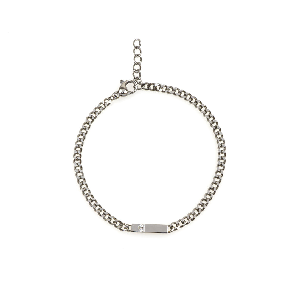 Stéelgenic ダイヤモンドキヘイブレスレット KIHEI|BRN9152