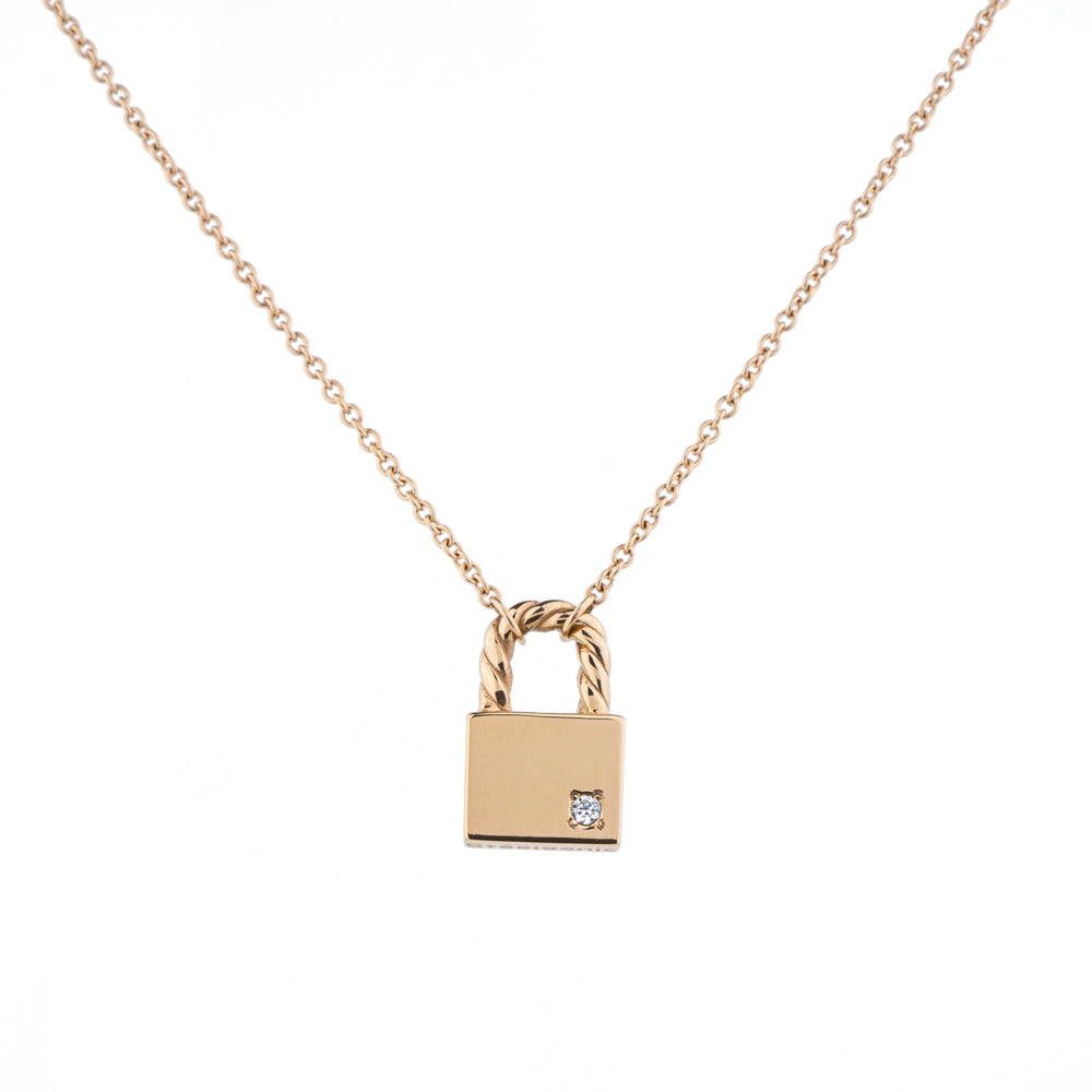 Stéelgenic パドロックネックレス PADLOCK|PEN9317|PEN9318