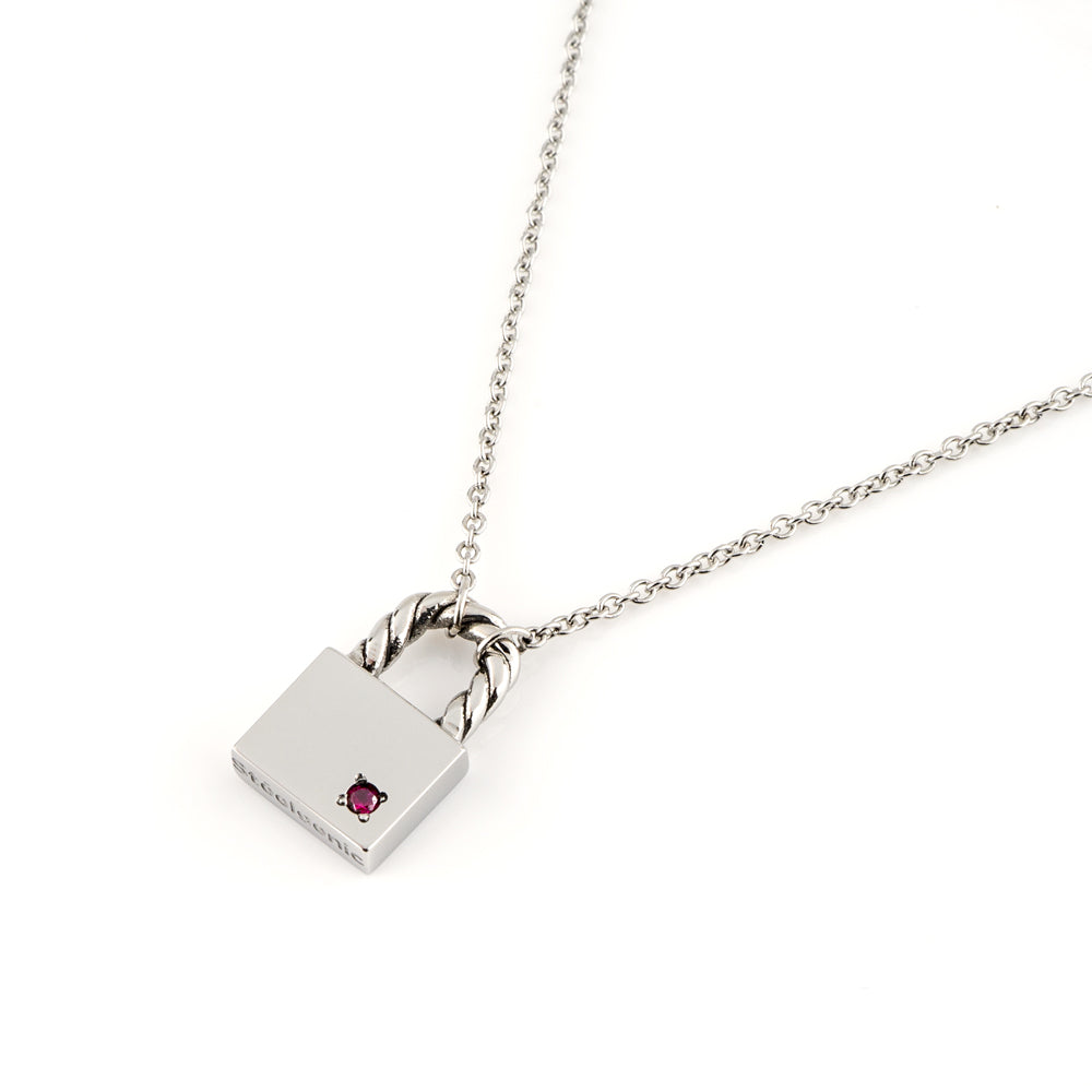 Stéelgenic パドロックネックレス PADLOCK|PEN9317|PEN9318