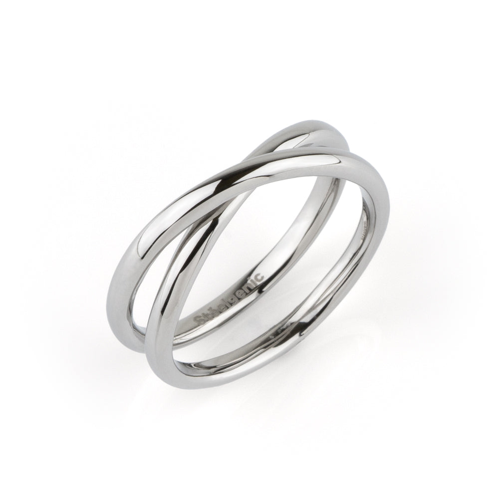 Stéelgenic Eight Line Ring EIGHT|RSN9251