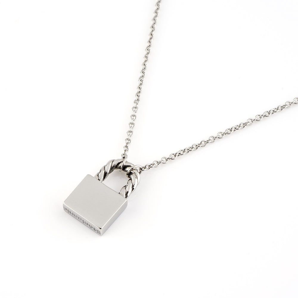 Stéelgenic パドロックネックレス PADLOCK|PEN9317|PEN9318