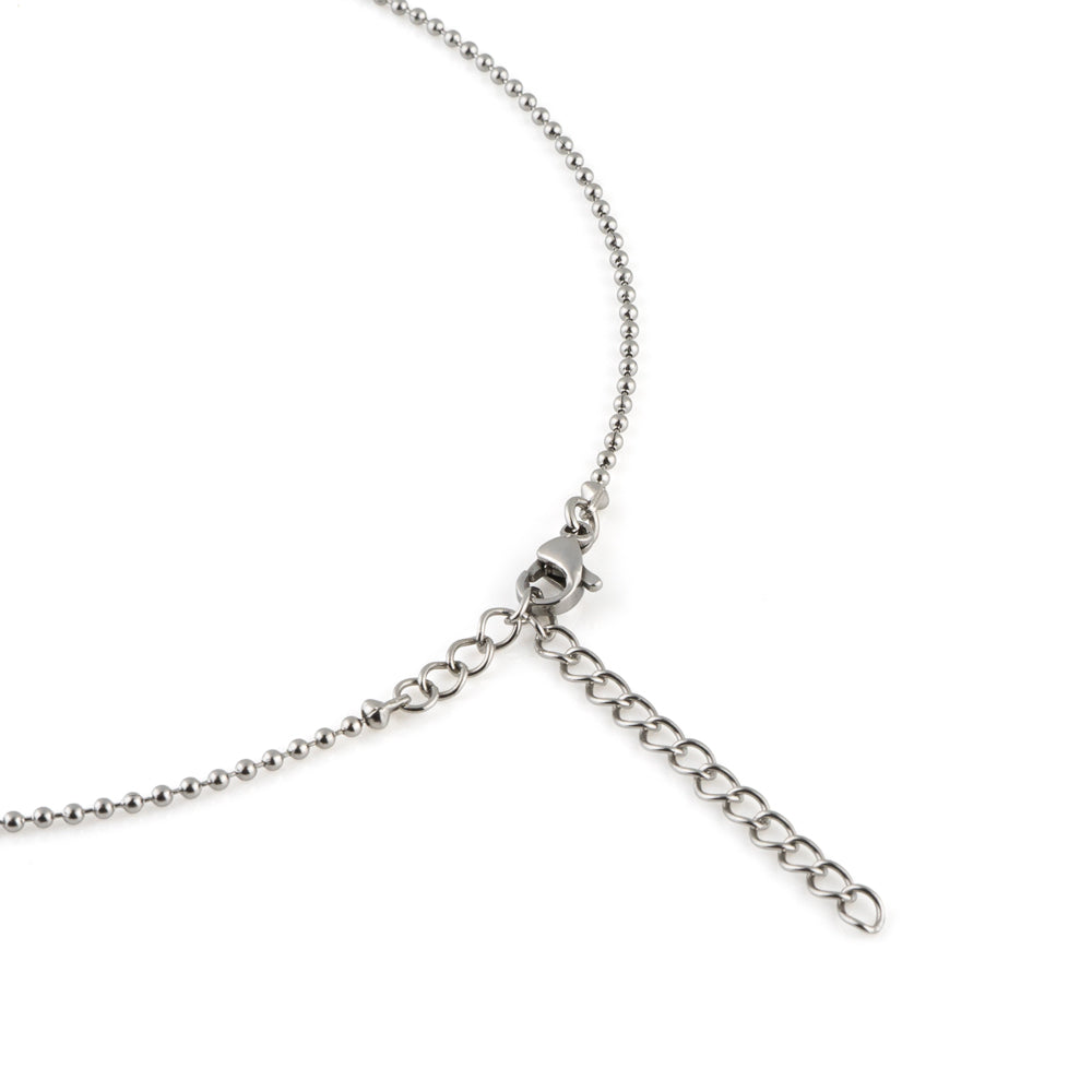 Stéelgenic ドットクロスネックレス DOT|PEN9322