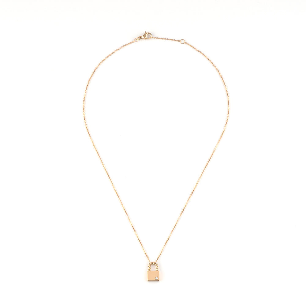 Stéelgenic パドロックネックレス PADLOCK|PEN9317|PEN9318