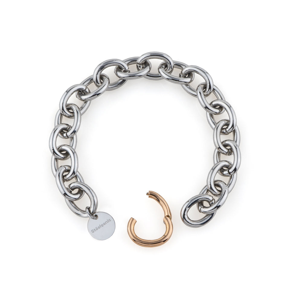 Stéelgenic エーディージェイ アジャスタブルブレスレット ADJ|BRN9201