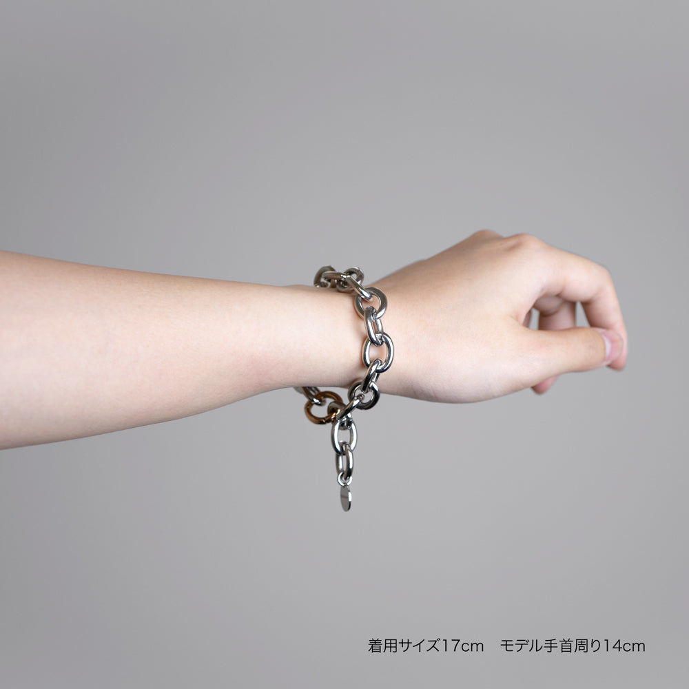 Stéelgenic エーディージェイ アジャスタブルブレスレット ADJ|BRN9201