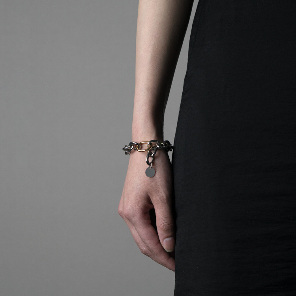 Stéelgenic エーディージェイ アジャスタブルブレスレット ADJ|BRN9201