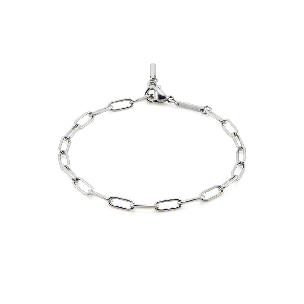 Stéelgenic ペーパークリップチェーンブレスレット PAPER CLIPS CHAIN|BRK6901