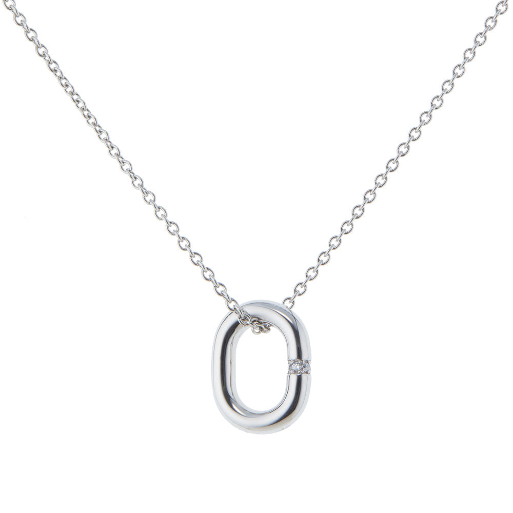 Stéelgenic ゼロダイヤモンドネックレス ZERO|PEN9312