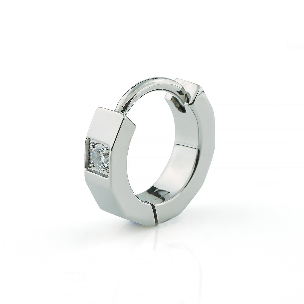 Stéelgenic グリッターCZピアス PIERCE COLLECTION|PSC4304