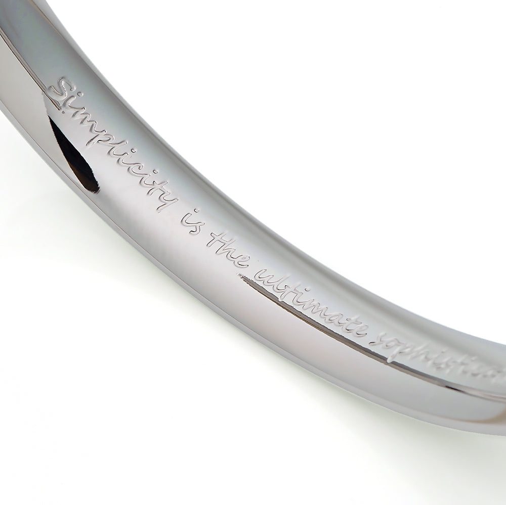 Stéelgenic カーブドバングル DA VINCI|BRN9131