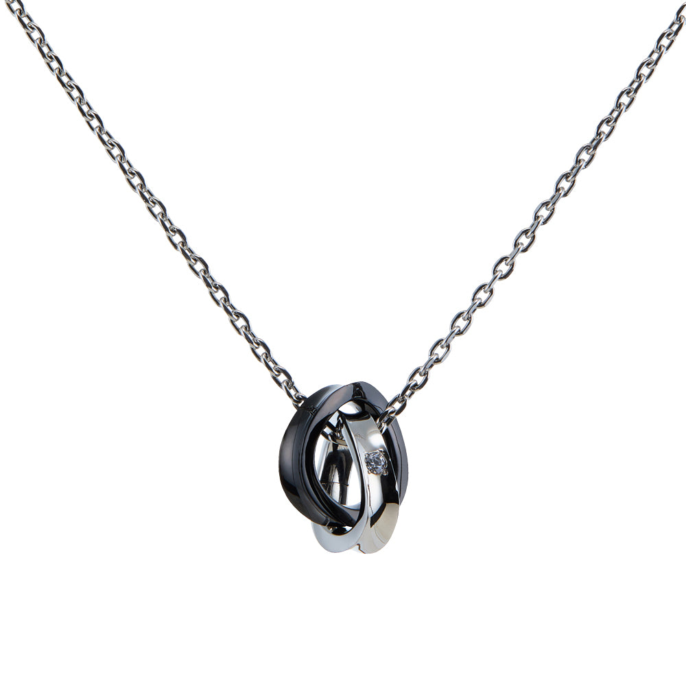 Stéelgenic デュオネックレス DUO|PEN9021 + SGN6001