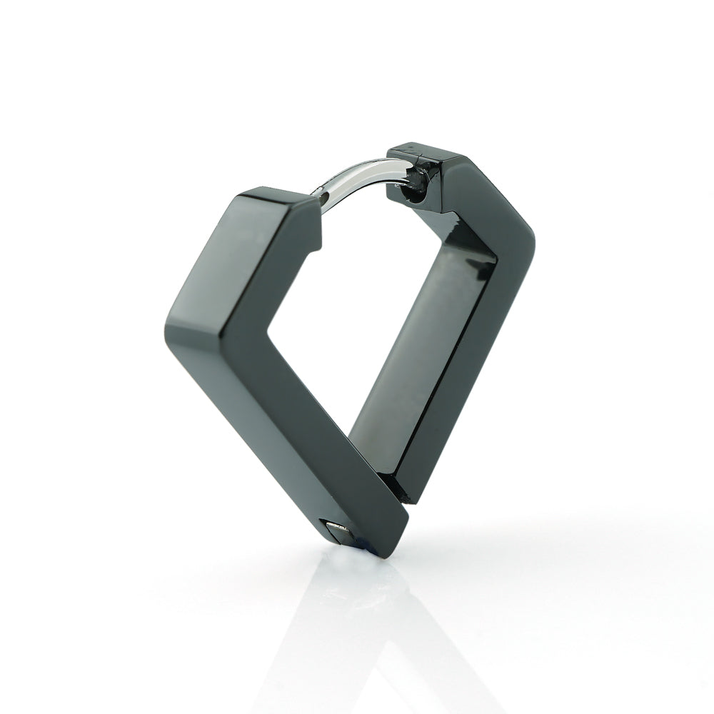 Stéelgenic ダイヤモンドシルエットピアス PIERCE COLLECTION|PSN9072