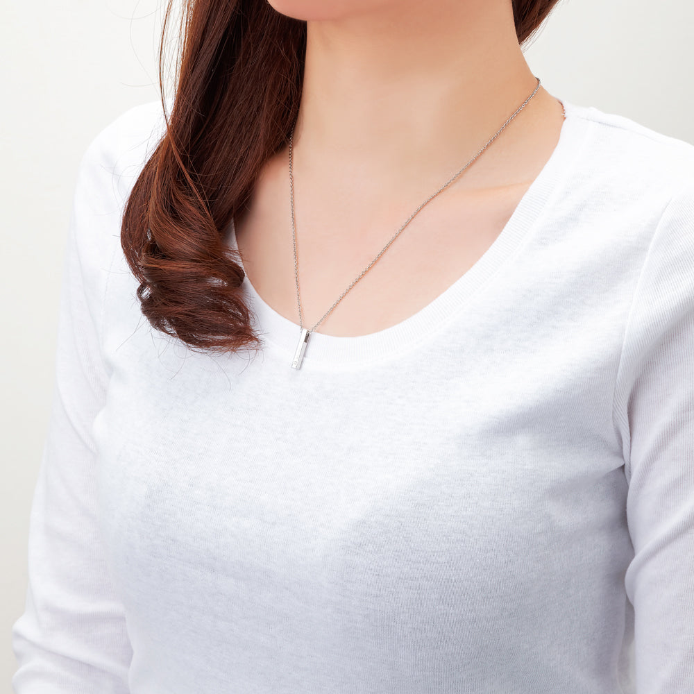 Stéelgenic ヘキサゴンバーネックレス SECTION|PEN9064