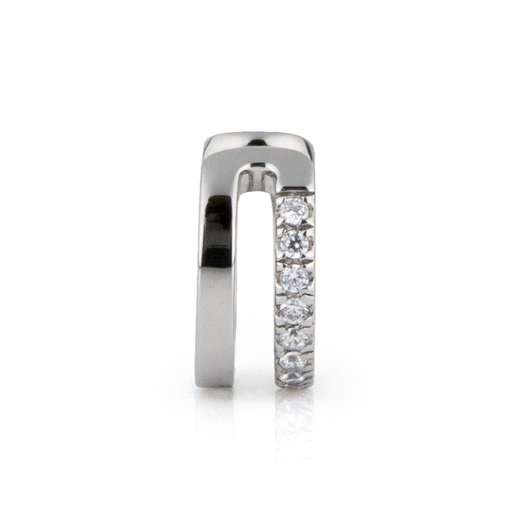 Stéelgenic グリッターイヤーカフ GLITTER｜ECN9012