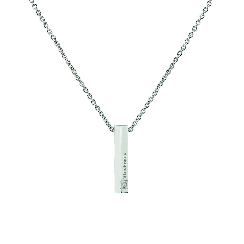 Stéelgenic Hexagon Bar Necklace SECTION｜PEN9064