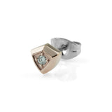 Stéelgenic Shield Diamond Earrings PIERCE COLLECTION｜PSC4301