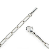 Stéelgenic Paper Clip Chain Anklet PAPER CLIPS CHAIN｜ANK6901