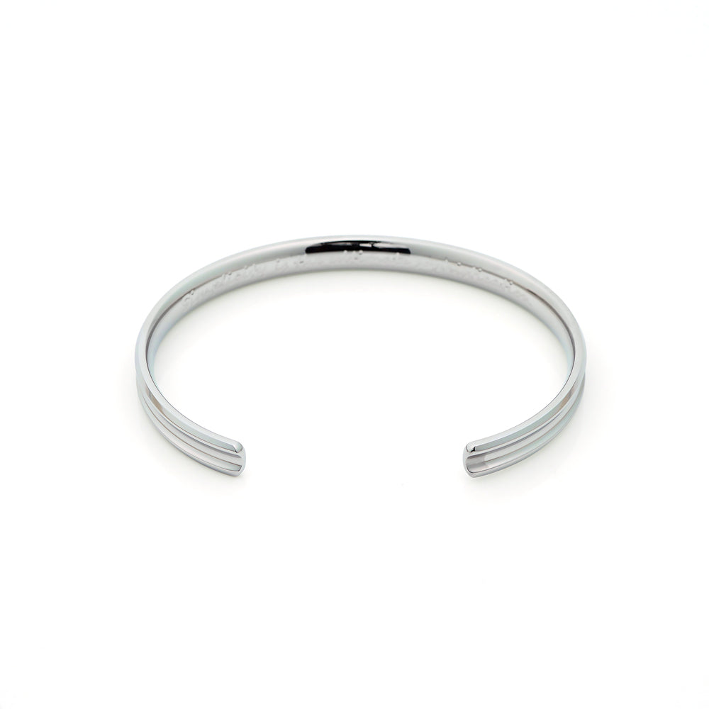 Stéelgenic Curved Bangle DA VINCI｜BRN9133