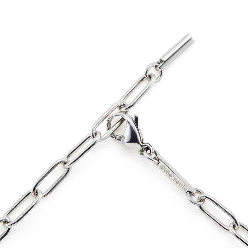 Stéelgenic Paper Clip Chain Anklet PAPER CLIPS CHAIN｜ANK6901