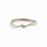 Stéelgenic Diamond Solitaire Ring HUG｜RSN9303