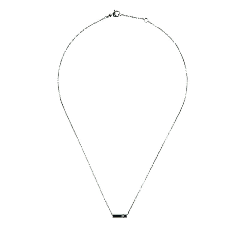 Stéelgenic Hexagon Bar Necklace SECTION｜PEN9062
