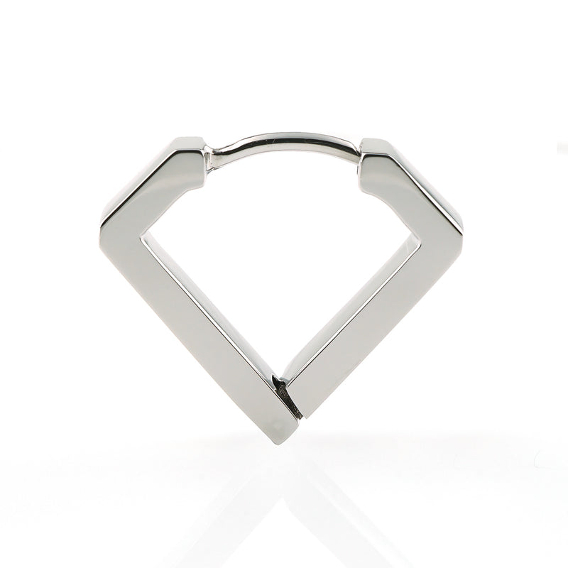 Stéelgenic Diamond Silhouette Earrings PIERCE COLLECTION｜PSN9072