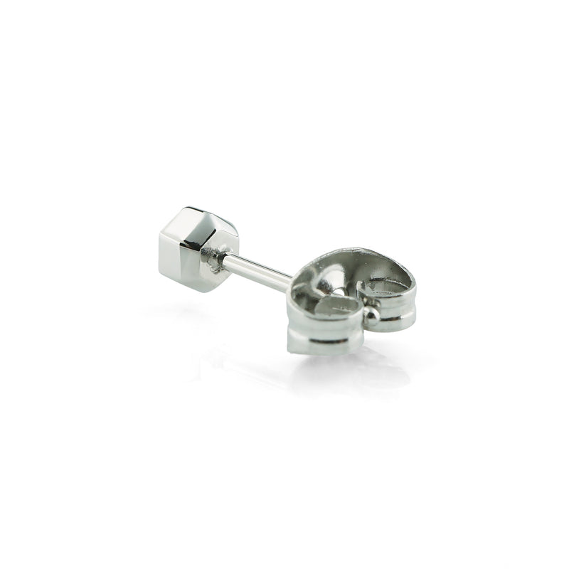 Stéelgenic Hexagon diamond earrings SECTION｜PSN9121