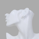 Stéelgenic Hexagon Hoop Earrings SECTION｜PSN9122