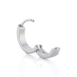 Stéelgenic Faceted Hoop Earrings PIERCE COLLECTION｜PSN9134