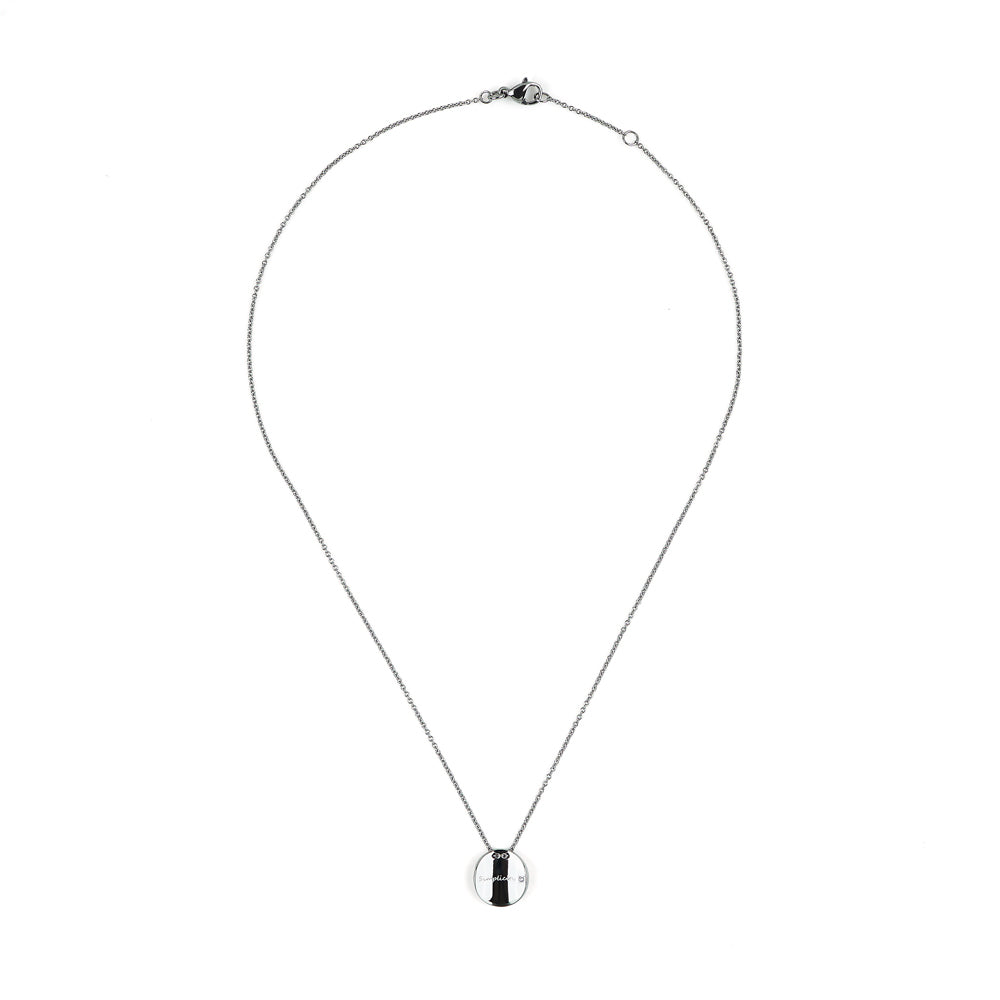 Stéelgenic Curved Coin Necklace DA VINCI｜PEN9302