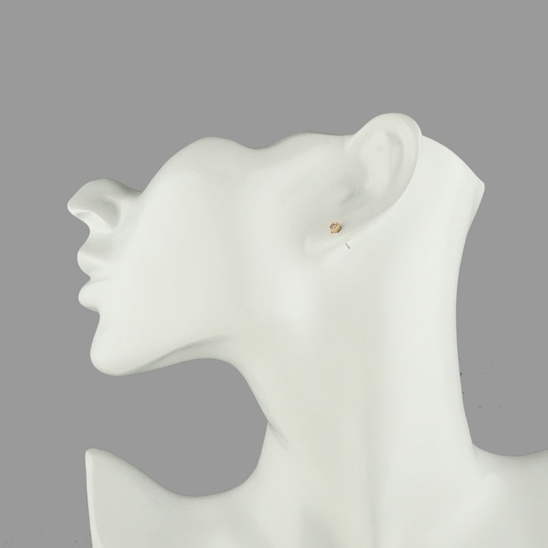 Stéelgenic Hexagon diamond earrings SECTION｜PSN9121
