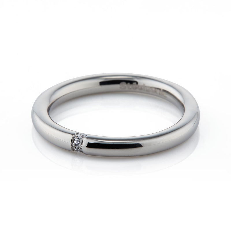 Stéelgenic Zero Diamond Ring ZERO｜RSN9322