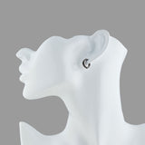 Stéelgenic Faceted Hoop Earrings PIERCE COLLECTION｜PSN9134