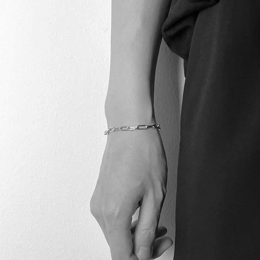 Stéelgenic Paper Clip Chain Bracelet PAPER CLIPS CHAIN | BRK6901